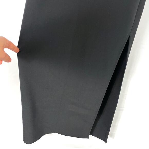Bec + Bridge Iris Dress Black Halter Maxi Cutout Backless Stretch Women Sz 4 - Picture 8 of 14